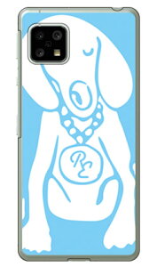 Dog �T�b�N�X�u���[×�z���C�g design by ROTM �i�N���A�j AQUOS sense5G SHG03�ESH-53A�EA004SH�ESH-M17�EAQUOS sense4 SH-41A�ESH-M15�EAQUOS sense4 lite au�Edocomo�E�y�V���o�C���EMVNO�X�}�z�iSIM�t���[�[���j SECOND SKIN au