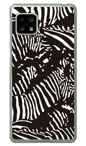 Zebra camo �u���b�N �i�N���A�j design by ROTM AQUOS sense5G SHG03�ESH-53A�EA004SH�ESH-M17�EAQUOS sense4 SH-41A�ESH-M15�EAQUOS sense4 lite au�Edocomo�E�y�V���o�C���EMVNO�X�}�z�iSIM�t���[�[���j SECOND SKIN au shg03 �J�o�[