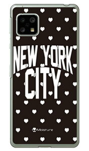 NYC �z���C�g�n�[�g�h�b�g �i�N���A�j design by Moisture AQUOS sense5G SHG03�ESH-53A�EA004SH�ESH-M17�EAQUOS sense4 SH-41A�ESH-M15�EAQUOS sense4 lite au�Edocomo�E�y�V���o�C���EMVNO�X�}�z�iSIM�t���[�[���j SECOND SKIN au 
