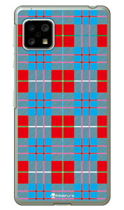 Tartan check ���b�h �i�N���A�j design by Moisture AQUOS sense5G SHG03�ESH-53A�EA004SH�ESH-M17�EAQUOS sense4 SH-41A�ESH-M15�EAQUOS sense4 lite au�Edocomo�E�y�V���o�C���EMVNO�X�}�z�iSIM�t���[�[���j SECOND SKIN au shg03 �J�o