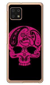 Paisley skull �u���b�N �i�N���A�j design by ROTM AQUOS sense6 SHG05�ESH-54B�ESH-RM19�ESH-M19 au�Edocomo�E�y�V���o�C���EMVNO�X�}�z�iSIM�t���[�[���j SECOND SKIN au shg05 sh-54b �J�o�[ shg05 sh-54b �P�[�X aquos sense6 shg0