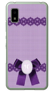 ドット×カメオ パープル (クリア) AQUOS wish SHG06・A104SH・SH-RM20 wish2 SH-51C・A204SH docomo・au・SoftBank・Y!mobile・楽天モバイル Coverfull 平面 受注生産 スマホケース ハードケース au shg06 カバー shg06