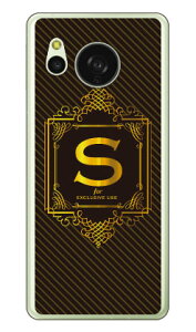 Cf LTD ���O�W���A���[�C�j�V���� S �S�[���h�C�G���[ (�N���A) AQUOS sense8 SHG11 SH-54D SH-M26 Coverfull �{�� �ی� �n�[�h�P�[�X �X�}�z�J�o�[�@��������