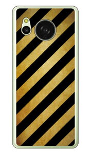 Cf LTD �u���b�N×�S�[���h�R���N�V�����V���[�Y �X�g���C�vA (�N���A) AQUOS sense8 SHG11 SH-54D SH-M26 Coverfull �{�� �ی� �n�[�h�P�[�X �X�}�z�J�o�[�@��������