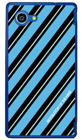 ROTM Stripe ターコイズ （クリア） design by ROTM AQUOS SERIE mini SHV33 au SECOND SKIN aquos serie mini shv33 ケース aquos serie mini shv33 カバー shv33 ケース shv33 カバー shv33ケース shv33カバー 送料無料