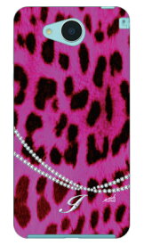 ヒョウ柄pinkイニシャル-I design by ARTWORK AQUOS U SHV35 au Coverfull ハードケース aquos u shv35 ケース aquos u shv35 カバー アクオスフォン shv35 ケース アクオスフォン shv35 カバー shv35ケース shv35カバー アクオスフォンu 送料無料