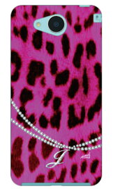 ヒョウ柄pinkイニシャル-J design by ARTWORK AQUOS U SHV35 au Coverfull ハードケース aquos u shv35 ケース aquos u shv35 カバー アクオスフォン shv35 ケース アクオスフォン shv35 カバー shv35ケース shv35カバー アクオスフォンu 送料無料