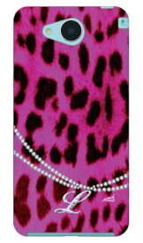 ヒョウ柄pinkイニシャル-L design by ARTWORK AQUOS U SHV35 au Coverfull ハードケース aquos u shv35 ケース aquos u shv35 カバー アクオスフォン shv35 ケース アクオスフォン shv35 カバー shv35ケース shv35カバー アクオスフォンu 送料無料