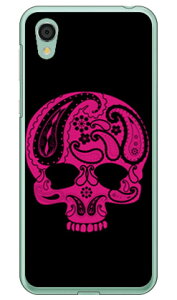 Paisley skull �u���b�N �i�N���A�j design by ROTM AQUOS sense2 SHV43�ESH-01L�ESH-M08�E���񂽂� au�Edocomo�EMVNO�X�}�z�iSIM�t���[�[���j SECOND SKIN au shv43 sh-01l �J�o�[ shv43 sh-01l �P�[�X aquos sense2 shv43 sh-01l �J�o