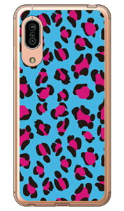 Leopard �u���[ �i�\�t�gTPU�N���A�j design by ROTM AQUOS sense3 SHV45�ESH-02M�ESH-M12�Esense3 lite au�Edocomo�EMVNO�X�}�z�iSIM�t���[�[���j�E�y�V���o�C�� SECOND SKIN au shv45 sh-02m sh-m12 �J�o�[ shv45 sh-02m sh-m12 �P�[
