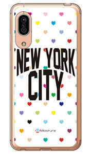 NYC �}���`�n�[�g�h�b�g�z���C�g �i�\�t�gTPU�N���A�j design by Moisture AQUOS sense3 SHV45�ESH-02M�ESH-M12�Esense3 lite au�Edocomo�EMVNO�X�}�z�iSIM�t���[�[���j�E�y�V���o�C�� SECOND SKIN au shv45 sh-02m sh-m12 �J�o