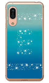 Cf LTD アロハ イニシャル オーシャン E （クリア） AQUOS sense3 SHV45・SH-02M・SH-M12・sense3 lite au・docomo・MVNOスマホ（SIMフリー端末）・楽天モバイル Coverfull au shv45 sh-02m sh-m12 カバー shv45 sh-02m aquos sense3 shv45 送料無料