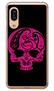 Paisley skull �u���b�N �i�N���A�j design by ROTM AQUOS sense3 SHV45�ESH-02M�ESH-M12�Esense3 lite au�Edocomo�EMVNO�X�}�z�iSIM�t���[�[���j�E�y�V���o�C�� SECOND SKIN au shv45 sh-02m sh-m12 �J�o�[ shv45 sh-02m aquos sense3 shv