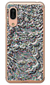 ノイジー サーフェイス (クリア) AQUOS sense3 SHV45・SH-02M・SH-M12・sense3 lite au・docomo・MVNOスマホ(SIMフリー端末)・楽天モバイル Coverfull au shv45 sh-02m sh-m12 カバー shv45 sh-02m sh-m12 ケース aquos sense