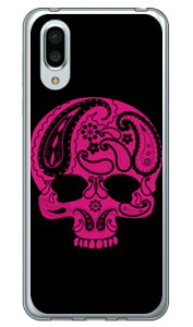 Paisley skull �u���b�N �i�\�t�gTPU�N���A�j design by ROTM AQUOS sense3 plus SHV46 au�ESoftBank�EMVNO�X�}�z�iSIM�t���[�[���j�E�y�V���o�C�� SECOND SKINau shv46 �J�o�[ shv46 �P�[�X aquos sense3plus shv46 �J�o�[ aquos se