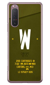 Cf LTD �~���^���[ �C�j�V���� �A���t�@�x�b�g W �J�[�L �i�N���A�j Xperia 5 II SOG02�EA002SO�ESO-52A�EXQ-AS42 au�ESoftBank�Edocomo�EMVNO�X�}�z�iSIM�t���[�[���j Coverfull xperia 5 II �P�[�X xperia 5 II �J�o�[ 5 II