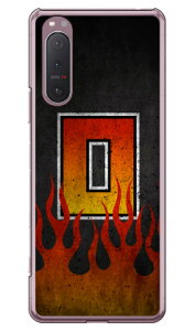 Cf LTD ファイア イニシャル O (クリア) Xperia 5 II SOG02・A002SO・SO-52A・XQ-AS42 au・SoftBank・docomo・MVNOスマホ(SIMフリー端末) Coverfull xperia 5 II ケース xperia 5 II カバー 5 II ケース 5 II カバー エクス