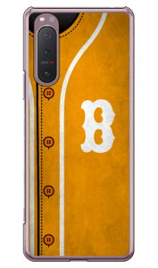 Cf LTD ベースボール イニシャル イエロー B (クリア) Xperia 5 II SOG02・A002SO・SO-52A・XQ-AS42 au・SoftBank・docomo・MVNOスマホ(SIMフリー端末) Coverfull xperia 5 II ケース xperia 5 II カバー 5 II ケース 5 II
