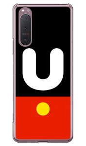 Cf LTD ボーイ イニシャル U (クリア) Xperia 5 II SOG02・A002SO・SO-52A・XQ-AS42 au・SoftBank・docomo・MVNOスマホ(SIMフリー端末) Coverfull xperia 5 II ケース xperia 5 II カバー 5 II ケース 5 II カバー エクスペ