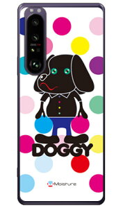 Doggy }`J[hbg iNAj design by Moisture Xperia 1 III SOG03ESO-51BEA101SO auEdocomoESoftBank SECOND SKIN xperia 1 iii P[X xperia 1 iii Jo[ 1 iii P[X 1 iii Jo[ GNXyA1 iii P[X G