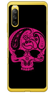 Paisley skull �u���b�N �i�\�t�gTPU�N���A�j design by ROTM Xperia 10 III SOG04�ESO-52B�EA102SO�E10 III Lite XQ-BT44 au�Edocomo�EY!mobile�EMVNO�X�}�z�iSIM�t���[�[���j SECOND SKIN xperia 10 iii �P�[�X xperia 10 iii �J�o�[ 10 