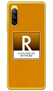 Cf LTD クラシック イニシャル R (クリア) Xperia 10 III SOG04・SO-52B・A102SO・10 III Lite XQ-BT44 au・docomo・Y!mobile・MVNOスマホ(SIMフリー端末) Coverfull xperia 10 iii ケース xperia 10 iii カバー 10 iii ケース 1