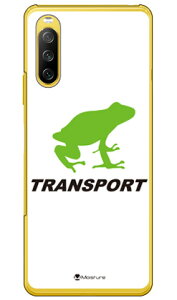 TRANSPORT FROG �z���C�g×�u���b�N �i�N���A�j design by Moisture Xperia 10 III SOG04�ESO-52B�EA102SO�E10 III Lite XQ-BT44 au�Edocomo�EY!mobile�EMVNO�X�}�z�iSIM�t���[�[���j SECOND SKIN xperia 10 iii �P�[�X xperia 10 iii �J�o