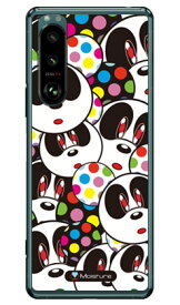 Panda Face （クリア） design by Moisture Xperia 5 III SOG05・SO-53B・XQ-BQ42 au・docomo・SoftBank・MVNOスマホ（SIMフリー端末） SECOND SKIN xperia 5 mark3 ケース xperia 5 mark3 カバー 5 mark3 ケース 5 mark3 カバー エクスペリア5 mark3 送料無料