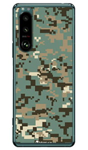 DIGITAL camouflage �O���[�� �i�N���A�j design by Moisture Xperia 5 III SOG05�ESO-53B�EXQ-BQ42 au�Edocomo�ESoftBank�EMVNO�X�}�z�iSIM�t���[�[���j SECOND SKIN xperia 5 mark3 �P�[�X xperia 5 mark3 �J�o�[ 5 mark3 �P�[�X 5 mark3 