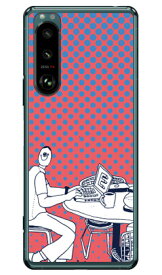 Face 「Never Not Working」 （クリア） Xperia 5 III SOG05・SO-53B・XQ-BQ42 au・docomo・SoftBank・MVNOスマホ（SIMフリー端末） SECOND SKIN xperia 5 mark3 ケース xperia 5 mark3 カバー 5 mark3 ケース 5 mark3 カバー エクスペリア5 mark3 送料無料