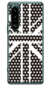 Cross dot union jack �u���b�N �i�\�t�gTPU�N���A�j design by ROTM Xperia 5 III SOG05�ESO-53B�EXQ-BQ42 au�Edocomo�ESoftBank�EMVNO�X�}�z�iSIM�t���[�[���j SECOND SKIN xperia 5 mark3 �P�[�X xperia 5 mark3 �J�o�[ 5 mark3 �P�[