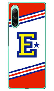 Cf LTD チア イニシャル アルファベット E レッド (ハードケース) Xperia 10 IV SOG07 SO-52C A202SO・XQ-CC44 Coverfull xperia 10 iv ケース xperia 10 iv so-52c ケース xperia 10 iv simフリー xperia 10 iv フィルム xperia 10