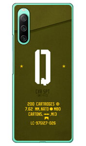 Cf LTD �~���^���[ �C�j�V���� �A���t�@�x�b�g Q �J�[�L �i�n�[�h�P�[�X�j Xperia 10 IV SOG07 SO-52C A202SO�EXQ-CC44 Coverfull xperia 10 iv �P�[�X xperia 10 iv so-52c �P�[�X xperia 10 iv sim�t���[ xperia 10 iv �t�B���� 