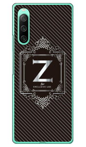 Cf LTD ���O�W���A���[�C�j�V���� Z �V���o�[�O���[ �i�n�[�h�P�[�X�j Xperia 10 IV SOG07 SO-52C A202SO�EXQ-CC44 Coverfull xperia 10 iv �P�[�X xperia 10 iv so-52c �P�[�X xperia 10 iv sim�t���[ xperia 10 iv �t�B���� xperi
