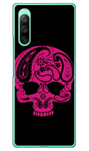 Paisley skull �u���b�N �i�n�[�h�P�[�X�j design by ROTM Xperia 10 IV SOG07 SO-52C A202SO�EXQ-CC44 SECOND SKIN xperia 10 iv �P�[�X xperia 10 iv so-52c �P�[�X xperia 10 iv sim�t���[ xperia 10 iv �t�B���� xperia 10 iv �X�}�z�P�[