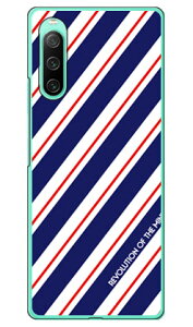 ROTM Stripe ネイビー (ハードケース) design by ROTM Xperia 10 IV SOG07 SO-52C A202SO・XQ-CC44 SECOND SKIN xperia 10 iv ケース xperia 10 iv so-52c ケース xperia 10 iv simフリー xperia 10 iv フィルム xperia 10 iv スマホケース