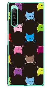 SINDEE �uCat-World �i�u���b�N�j�v �i�n�[�h�P�[�X�j Xperia 10 IV SOG07 SO-52C A202SO�EXQ-CC44 SECOND SKIN xperia 10 iv �P�[�X xperia 10 iv so-52c �P�[�X xperia 10 iv sim�t���[ xperia 10 iv �t�B���� xperia 10 iv �X�}�z�P�[