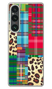 Patchwork (�N���A) design by ROTM Xperia 1 V SOG10 SO-51D A301SO XQ-DQ44 SECOND SKIN �{�� �ی� �n�[�h�P�[�X �X�}�z�J�o�[�@��������