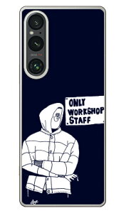 Face �uONLY WORK SHOP�v (�N���A) Xperia 1 V SOG10 SO-51D A301SO XQ-DQ44 SECOND SKIN �{�� �ی� �n�[�h�P�[�X �X�}�z�J�o�[�@��������