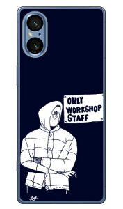 Face �uONLY WORK SHOP�v (�N���A) Xperia 5 V SOG12 SO-53D XQ-DE44 SECOND SKIN �{�� �ی� �n�[�h�P�[�X �X�}�z�J�o�[�@��������