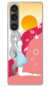 Wavelet (�N���A) design by ���������� Xperia 1 VI SOG13 SO-51E A401SO XQ-EC44 Coverfull �{�� �ی� �n�[�h�P�[�X �X�}�z�J�o�[�@��������
