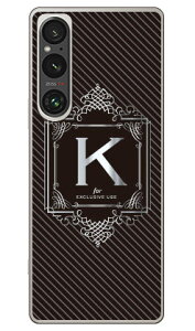 Cf LTD ���O�W���A���[�C�j�V���� K �V���o�[�O���[ (�N���A) Xperia 1 VI SOG13 SO-51E A401SO XQ-EC44 Coverfull �{�� �ی� �n�[�h�P�[�X �X�}�z�J�o�[�@��������