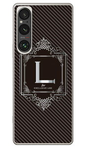 Cf LTD ���O�W���A���[�C�j�V���� L �V���o�[�O���[ (�N���A) Xperia 1 VI SOG13 SO-51E A401SO XQ-EC44 Coverfull �{�� �ی� �n�[�h�P�[�X �X�}�z�J�o�[�@��������