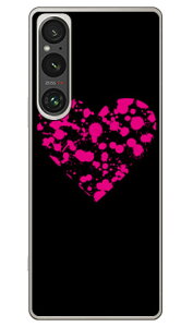 �h���b�v�n�[�g �u���b�N (�N���A) Xperia 1 VI SOG13 SO-51E A401SO XQ-EC44 SECOND SKIN �{�� �ی� �n�[�h�P�[�X �X�}�z�J�o�[�@��������