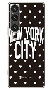 NYC �z���C�g�n�[�g�h�b�g (�N���A) design by Moisture Xperia 1 VI SOG13 SO-51E A401SO XQ-EC44 SECOND SKIN �{�� �ی� �n�[�h�P�[�X �X�}�z�J�o�[�@��������