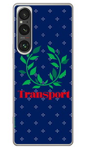 Transport Laurel �N���X�h�b�g �l�C�r�[ (�N���A) Xperia 1 VI SOG13 SO-51E A401SO XQ-EC44 SECOND SKIN �{�� �ی� �n�[�h�P�[�X �X�}�z�J�o�[�@��������
