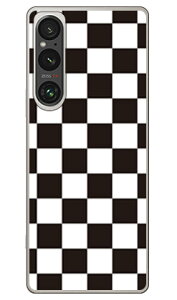 �`�F�b�J�[�t���b�O �u���b�N×�z���C�g (�N���A) Xperia 1 VI SOG13 SO-51E A401SO XQ-EC44 SECOND SKIN �{�� �ی� �n�[�h�P�[�X �X�}�z�J�o�[�@��������