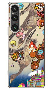 �l�I�����G ��̎U�� (�N���A) design by 326 Xperia 1 VI SOG13 SO-51E A401SO XQ-EC44 SECOND SKIN �{�� �ی� �n�[�h�P�[�X �X�}�z�J�o�[�@��������