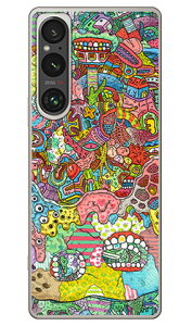 �����S�� (�N���A) design by 326 Xperia 1 VI SOG13 SO-51E A401SO XQ-EC44 SECOND SKIN �{�� �ی� �n�[�h�P�[�X �X�}�z�J�o�[�@��������
