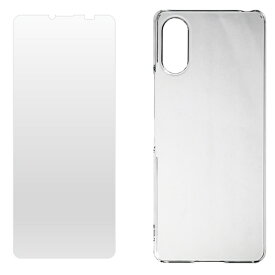 即日出荷 ケース（カバー 保護フィルムセット 【au SOG14 Xperia 10 VI】【docomo SO-52E Xperia 10 VI】無地ケース クリア ソフトケース光沢 保護シート 保護フィルム 透明 保護 送料無料★